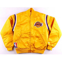 Load image into Gallery viewer, 80s Los Angeles Lakers Satin Jacket