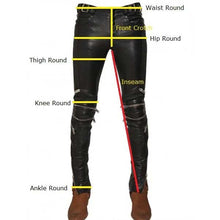 Load image into Gallery viewer, Black Lambskin Leather Wide Leg Pants for Women