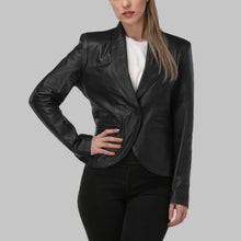 Load image into Gallery viewer, Women Bride To Be Leather Blazer