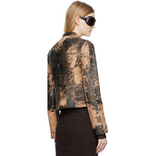Load image into Gallery viewer, New Women's Distressed Motorcycle Leather Jacket
