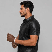 Load image into Gallery viewer, Brown Leather Glove with Faux Fur Lining