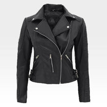 Load image into Gallery viewer, Nikki Roumel Leather Jacket
