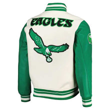 Load image into Gallery viewer, Philadelphia Eagles Retro Classic Varsity Jacket