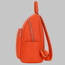 Load image into Gallery viewer, Women Stylish Orange Leather Backpack
