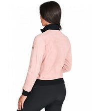 Load image into Gallery viewer, Women Pink Suede Bomber Leather Jacket