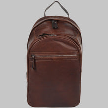 Load image into Gallery viewer, Women Stylish Dark Brown Leather Backpack