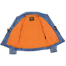 Load image into Gallery viewer, Men’s Blue Denim Jean Jacket