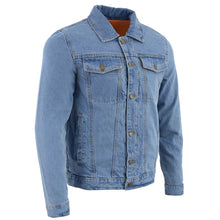 Load image into Gallery viewer, Men’s Blue Denim Jean Jacket