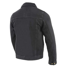 Load image into Gallery viewer, Men’s Classic Black Denim Jean Jacket