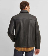 Load image into Gallery viewer, Classic Men's Black Leather Jacket - Glory Store UK