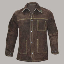 Load image into Gallery viewer, Heavy Duty Leather Welding Jacket