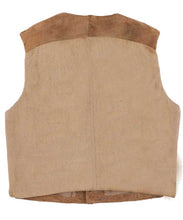 Load image into Gallery viewer, John Wayne The Cowboys Distressed Brown Leather Vest