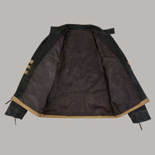 Load image into Gallery viewer, Men Brown Wolverine Style Leather Biker Jacket