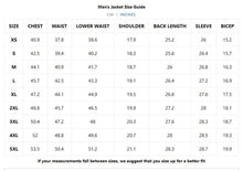 Load image into Gallery viewer, jacket size chart for men