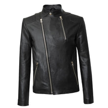 Load image into Gallery viewer, Men&#39;s Biker Leather Jacket
