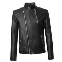 Load image into Gallery viewer, Men's Biker Leather Jacket