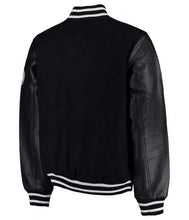 Load image into Gallery viewer, NY Yankees Black Varsity Wool and Leather Jacket