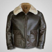 Load image into Gallery viewer, Men’s RAF B3 Sheepskin Bomber Jacket – Aviator Pilot Style