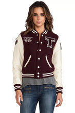 Load image into Gallery viewer, Women's Richie Brooklyn Varsity Wool & Leather Jacket