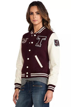 Load image into Gallery viewer, Women's Richie Brooklyn Varsity Wool & Leather Jacket