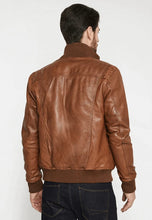 Load image into Gallery viewer, leather bomber jacket online
