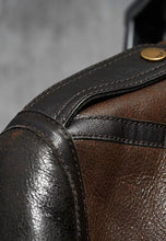 Load image into Gallery viewer, Brown Aviator Jacket