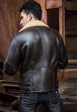 Load image into Gallery viewer, shearling jacket mens sale
