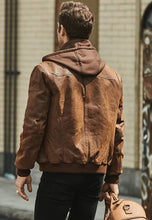 Load image into Gallery viewer, brown leather jacket for sale
