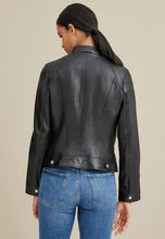 Load image into Gallery viewer, Women's Black Leather Jacket
