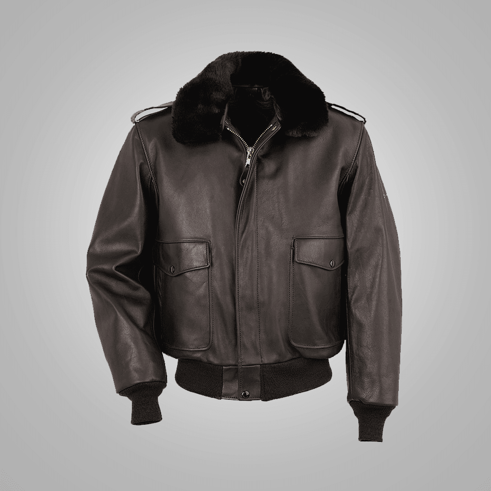 Brown Flying Jacket - A2 Jacket - Leather Flight Jacket