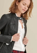 Load image into Gallery viewer, Women's Black Leather Jacket