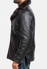 Load image into Gallery viewer, Mens Shearling Coat