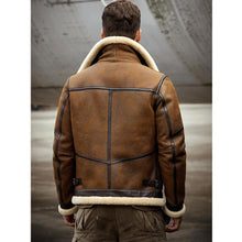 Load image into Gallery viewer, Men's B6 RAF Shearling Sheepskin Flight Jacket