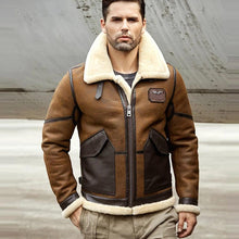 Load image into Gallery viewer, B6 RAF Shearling Sheepskin Flight Jacket - RAF Jacket