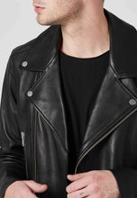 Load image into Gallery viewer, biker jacket black
