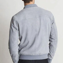 Load image into Gallery viewer, Classic Leather Bomber Jacket