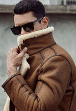Load image into Gallery viewer, Men's Shearling Coat