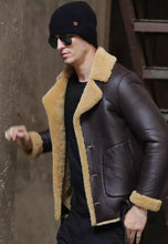 Load image into Gallery viewer, Brown Aviator Jacket