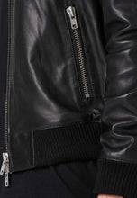 Load image into Gallery viewer, leather bomber jacket uk