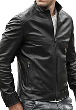 Load image into Gallery viewer, Premium Men's Classic Leather Jacket - Leather Jacket for Men