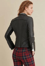 Load image into Gallery viewer, Women's Black Leather Jacket