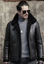Load image into Gallery viewer, b3 bomber jacket black