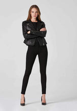 Load image into Gallery viewer, Women’s Black Leather Biker Jacket