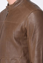 Load image into Gallery viewer, Men’s Brown Sheepskin Leather Jacket