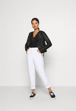 Load image into Gallery viewer, Women’s Black Leather Biker Jacket