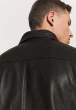 Load image into Gallery viewer, buy black leather jacket mens