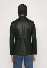 Load image into Gallery viewer, Women’s Black Leather Blazer