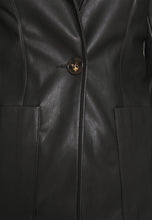 Load image into Gallery viewer, Women’s Black Leather Blazer