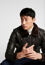 Load image into Gallery viewer, Fur Collar Bomber Jacket