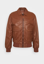 Load image into Gallery viewer, vintage brown bomber jacket